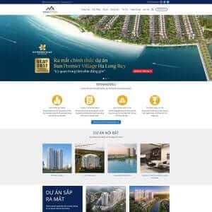 Mẫu website bất động sản 02