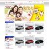 Mẫu website bán đồ chơi xe hơi