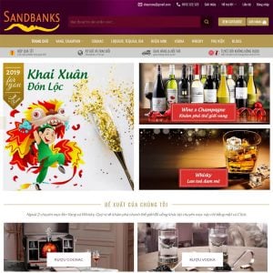 Mẫu website nhà hàng 01