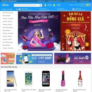 Mẫu Web thương mại điện tử 01