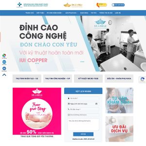 Mẫu website phòng khám