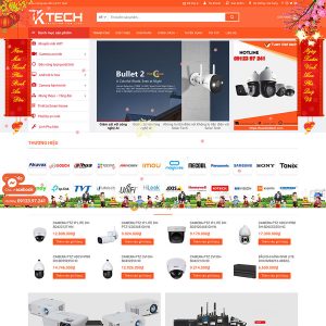 Mẫu giao diện website công nghệ