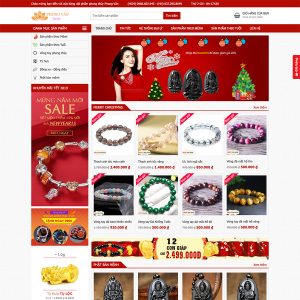 Mẫu website đồ phong thuỷ
