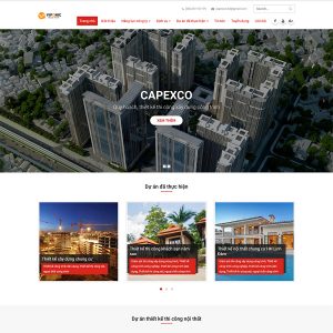 Mẫu website Xây dựng