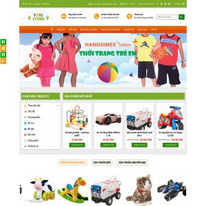 Mẫu website shop