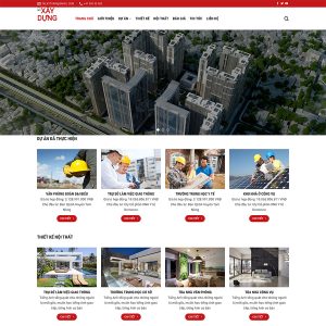 Mẫu website giới thiệu 03
