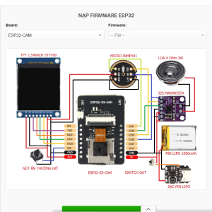 Alternative view of Plugin nạp Firmware ESP32 trực tiếp trên website