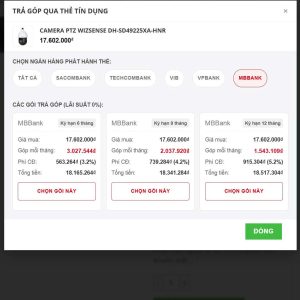 Alternative view of Plugin trả góp VN Installment Pro
