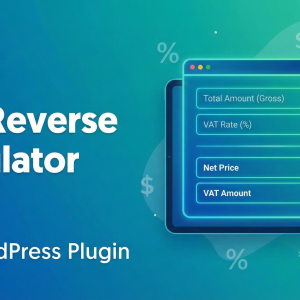 Tính VAT ngược cho Wordpress